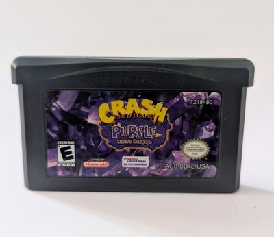 Crash Bandicoot Purple: Ripto's Rampage (GBA)   Authentic   Tested   Cartridge O