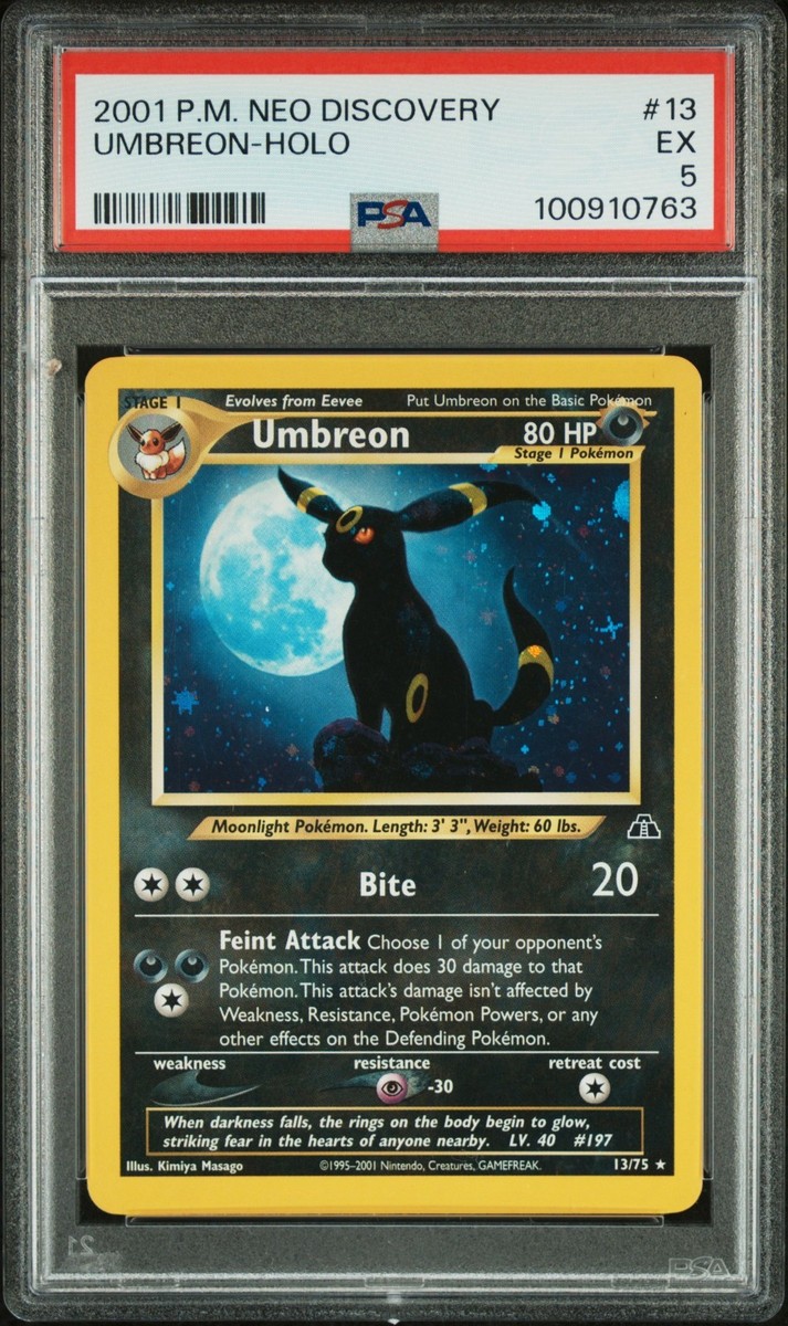 Umbreon 13/75 Neo Discovery Holo for sale online | eBay