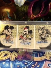Marketplace image: 1/1 Triple Auto Superfractor  2026 Topps Neon Disney Mickey-Minnie-Goofy