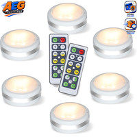 Led Unterbauleuchte 6Er Set Kabellos Dimmbar Mit Fernbedienung