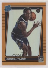 2021 Panini Donruss Optic Rated Rookie Orange Prizm /199 Bones Hyland #194 0m1w