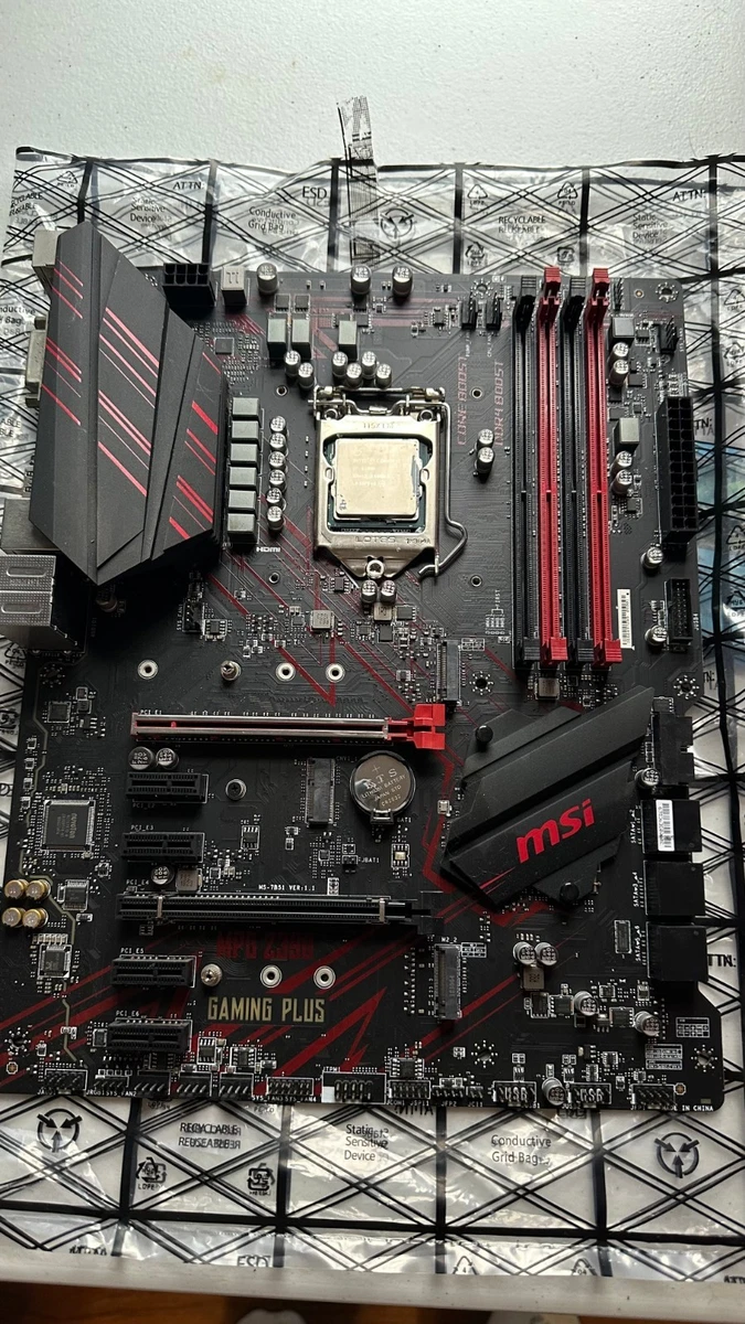 Intel i7 9700k CPU, MSI Z390 Gaming Plus Package | eBay