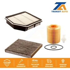 Air Cabin Engine Cartridge Oil Filters (3 Total) Kit For Lexus IS250 IS350 GS350