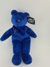 Bamm Beanos Roger Clemens Blue Bear Baseball MLB Vintage 1998