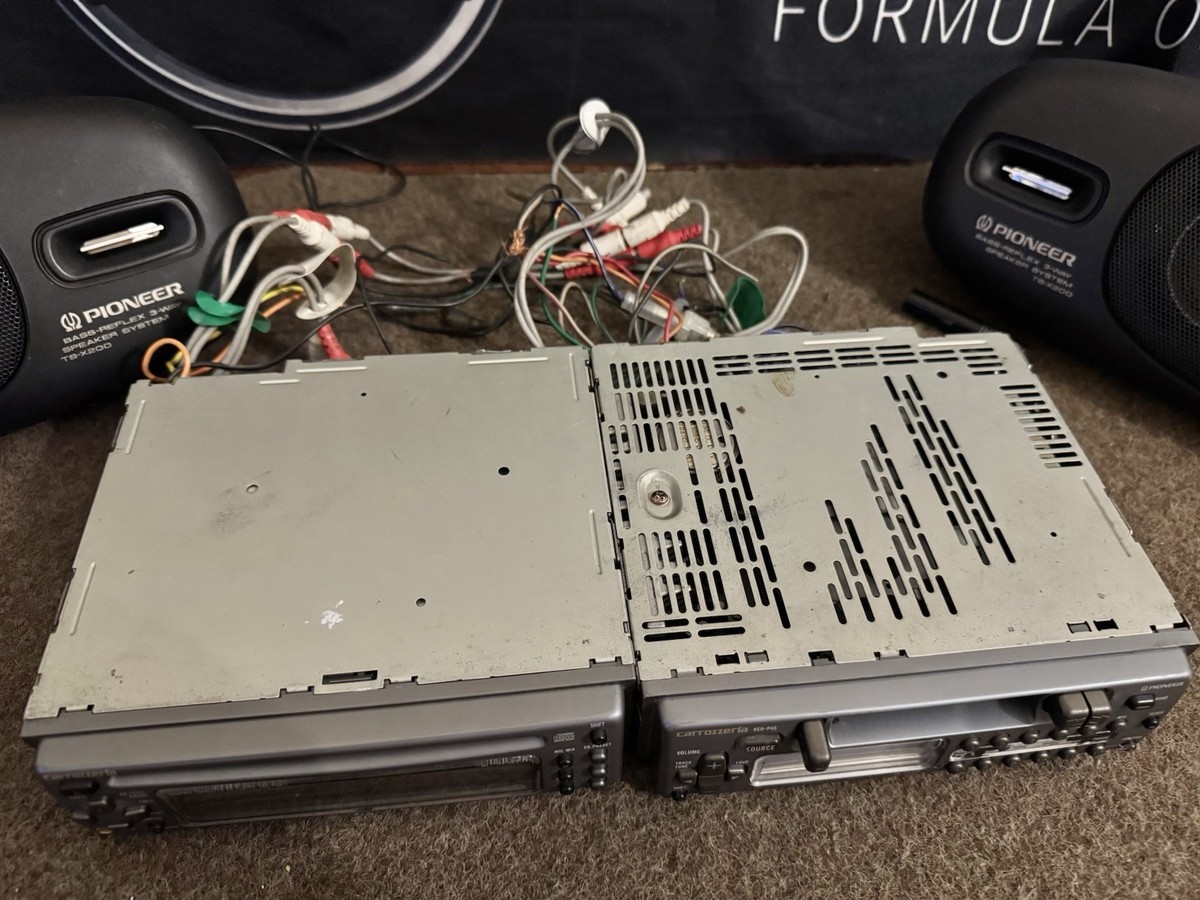 PIONEER CARROZZERIA KEH-P40 & CDS-P60 Car Radio Casette Player