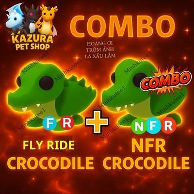  Combo Neeon NFR / FR Crocodile   Adopt.M3e Ro.blx Pets | Fast Delivery  