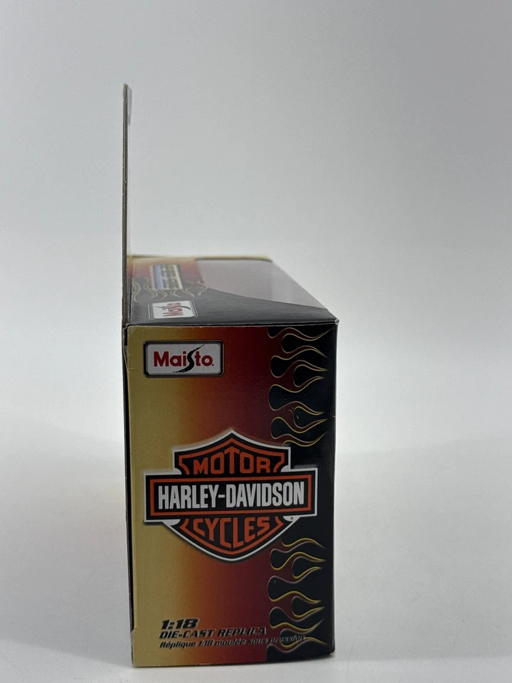 Maisto Harley Davidson 1958 FLH Duo-Glide 1:18 Diecast Motorcycle Blue White - Image 3 of 4