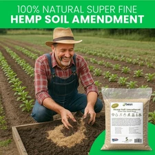 Hemp Soil Amendment - Natural HURD Power for Vibrant Garden, Vegetables and Tree