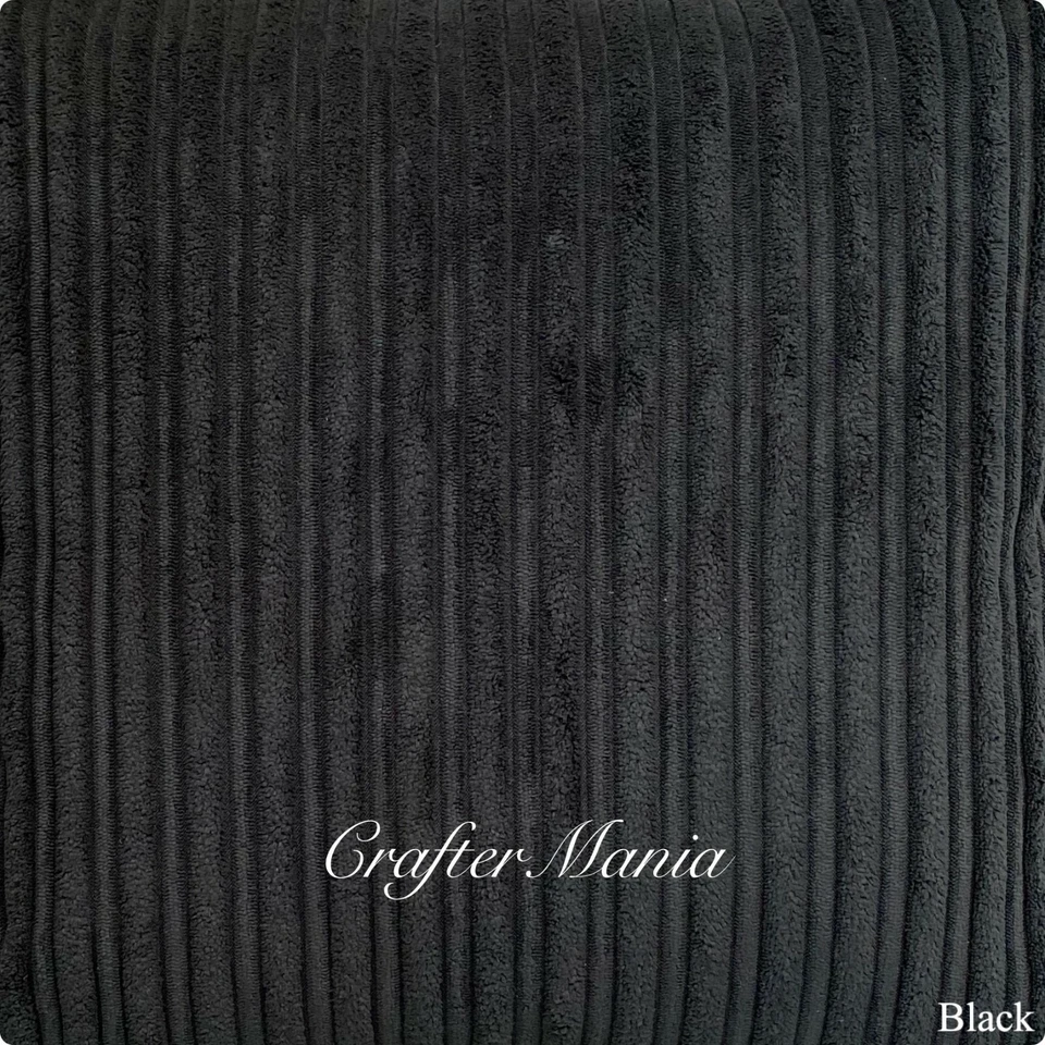 Soft Jumbo Cord Corduroy Upholstery Curtain Cushion Bed Throw Material Fabric - Image 3 of 4
