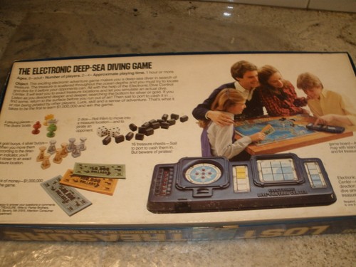 VINTAGE PARKER BROTHERS LOST TREASURE ELECTRONIC SEA DIVING GAME COMPLETE 1982 - Picture 3 of 11