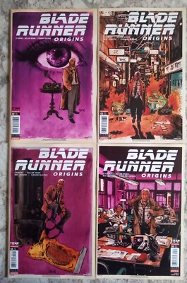 Blade Runner Origins #2 #3 #4 #5 Hack Variant Set 1st Print VF/NM Titan ...