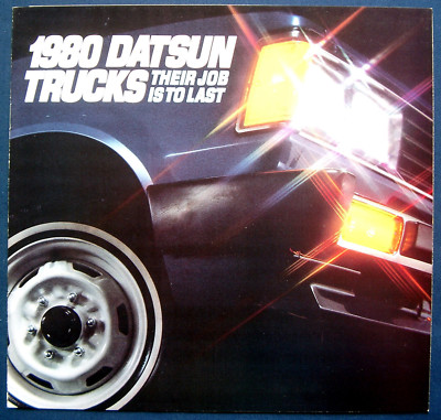 Prospekt brochure 1980 Datsun Trucks  Pickups (USA)
