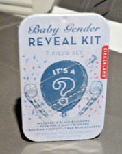 KIKKERLAND Baby Gender Reveal Kit: BRAND NEW: Balloons: Confetti: Male/Female