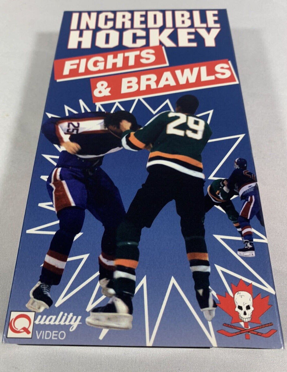 Incredible Hockey Fights & Brawls [VHS Tape] 719326349037