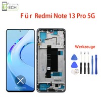 FüR Xiaomi Redmi Note 13 Pro 5G MZB0FFWEU Lcd Display Bildschirm Mit Rahmen