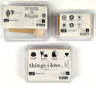 Stampin' Up! Bella's Bloom, Little Flowers, Things I love Lot of 3 NEW P585