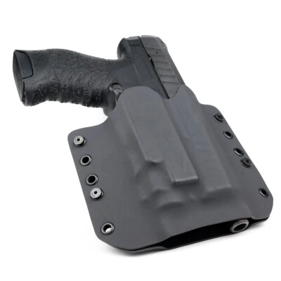 OUTLAWHOLSTERSUSA OWB Light Holster for Canik Handguns - Olight Baldr Mini - Optic - Matte Black