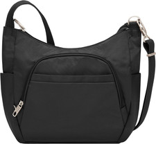 Travelon Anti-theft Cross-body Bucket Bag, Black, One Size