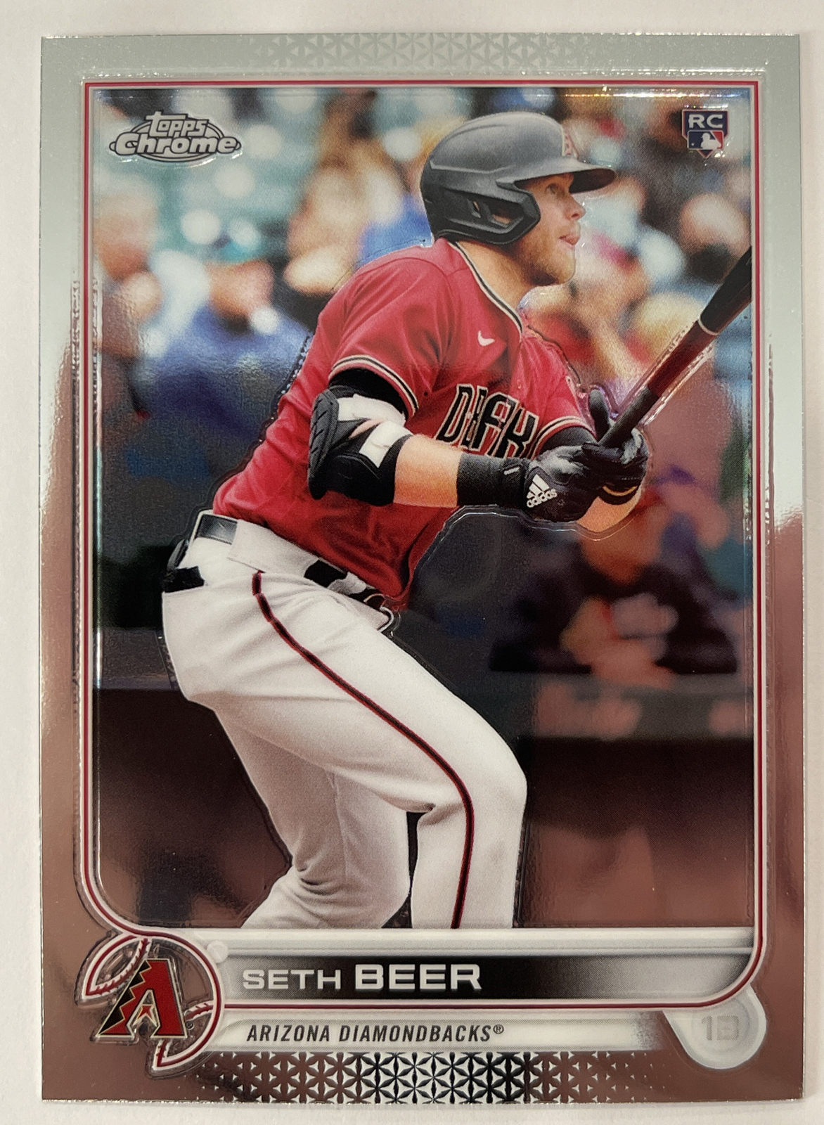 2022 Topps Chrome Base #186 Seth Beer Arizona Diamondbacks ⚾️