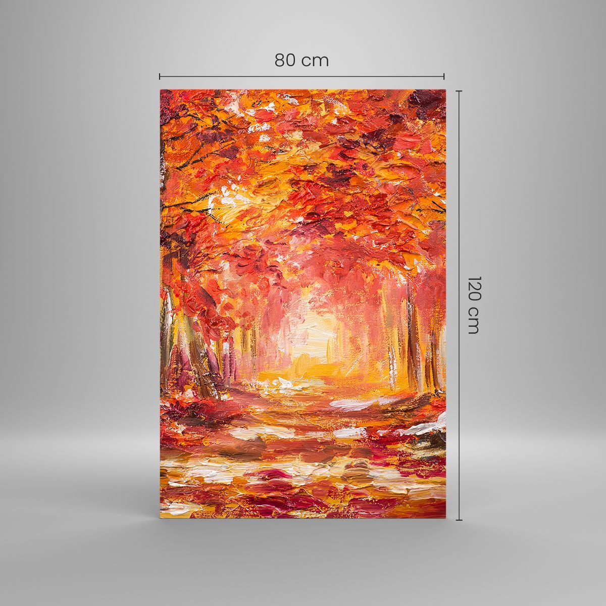 Tableau Moderne Abstrait Sur Verre - Impression 80x120 Cm - Marque Arttor - Réf. GPA80x120-3483 - Neuf