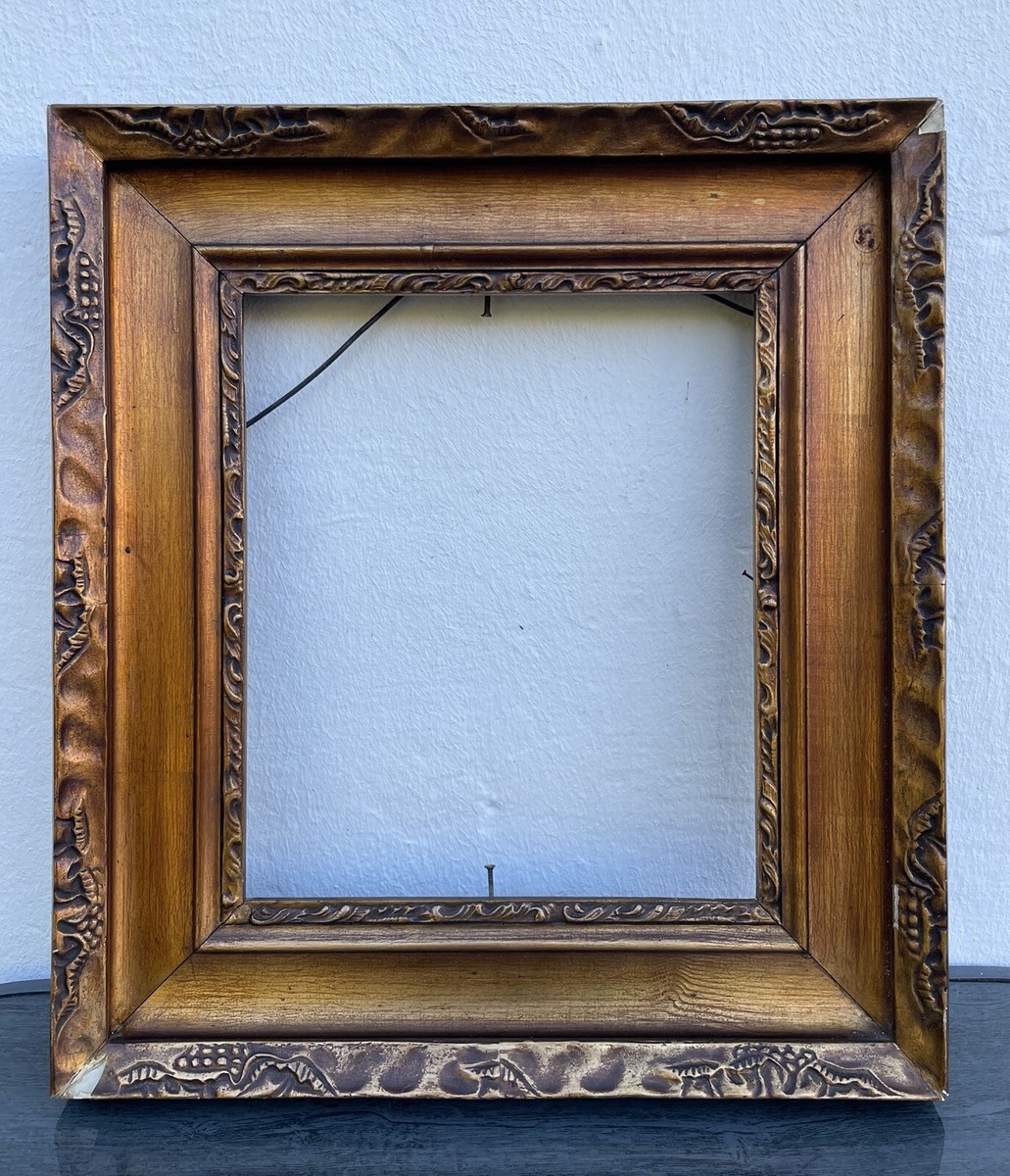 Vintage-Bilderrahmen Mit Blauem Akzent – 12,7 X 17,8 Cm | Erhöhter Galerierahmen Für Poster & Fotos | Wand- Oder Tischdekoration