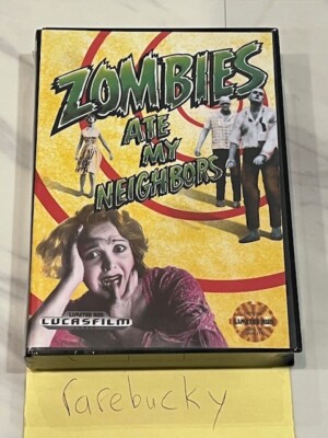 Zombies Ate My Neighbors Black Cart (Genesis) NEW SEALED MINT RARE LIMITED RUN!