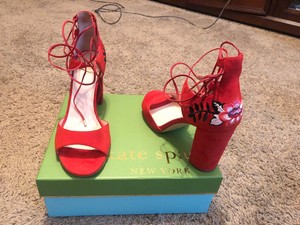 kate spade red sandals
