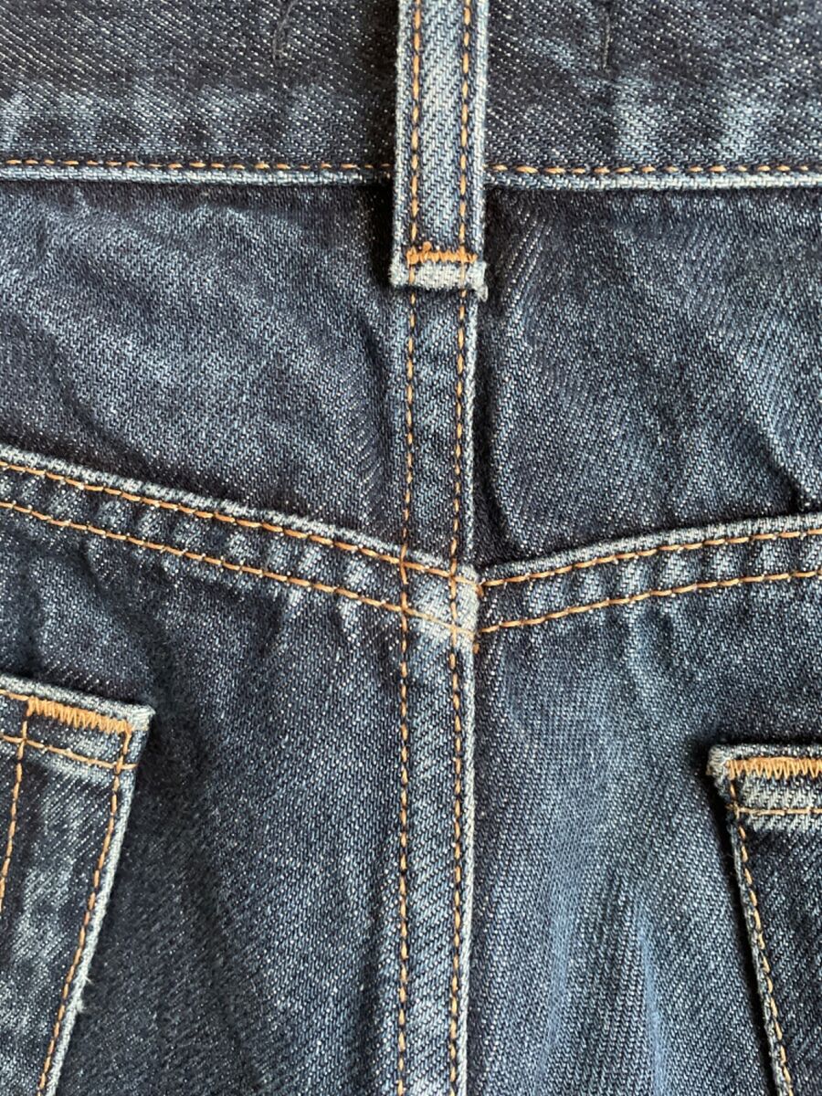 Prada Denim Indigo Blue Pants Selvedge Tight Fit Mens Jeans Prada Denim Indigo Blue Pants Selvedge Tight Fit Mens Jeans