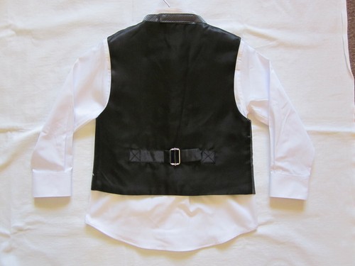 JOHN ROCHA SHIRT, BOW TIE & WAISTCOAT SET AGE 5 NEW WITH TAGS - Picture 5 of 9