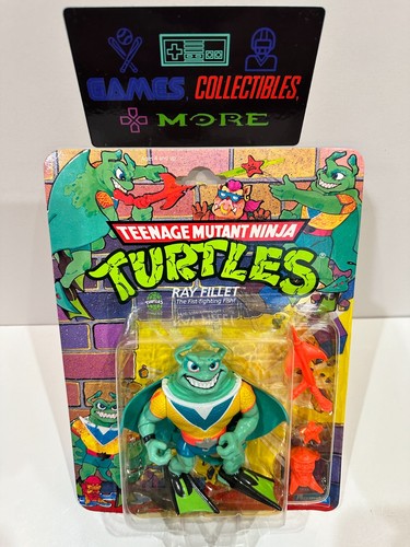 TMNT Ninja Turtles RAY FILLET 1990 Playmates Actio...