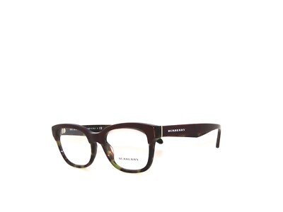 Burberry 2257 3651 51 Bordeaux Green Havana Eyeglasses