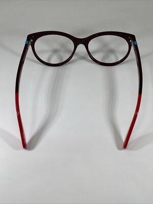 MARC JACOBS 350 LHF Burgundy Merlot Red Designer Eyeglasses  display picture 3