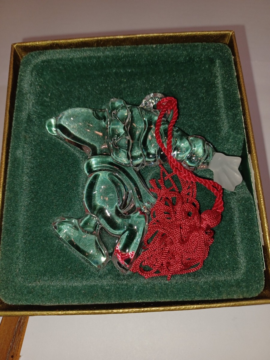 WATERFORD MARQUIS CRYSTAL “PEANUTS COLLECTION” GROUP OF 4 XMAS