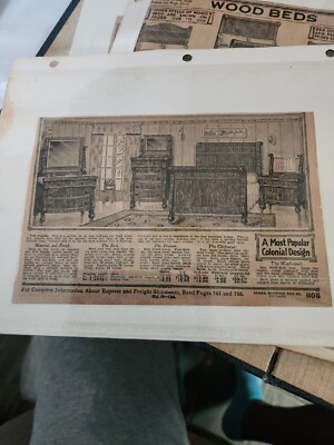 8 Vintage 1910s-1920s Sears Roebuck Catalog Print Ad