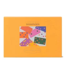 Designworks Ink DOMINOES Colorful Boxed Classic Game Wooden Game Pieces NEW!