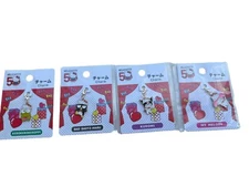Sanrio 50th  Micro Charm Zip Pull My Melody Kuromi Bad Badtz-maru Keroppi