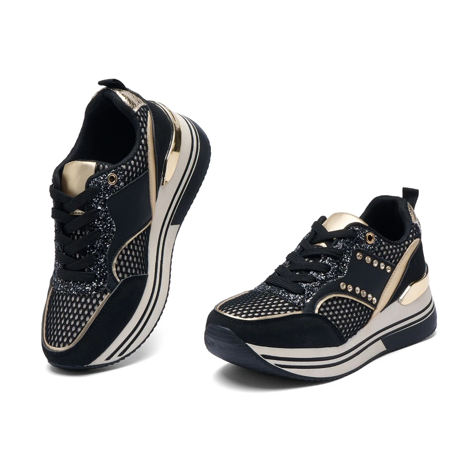 JOMIX Scarpe con Zeppa Interna Donna Scarpe da Ginnastica Sportive Fitness - Immagine 2 di 4