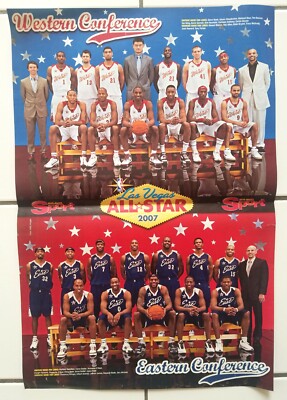 Bravo Sport POSTER Dirk Nowitzki Kobe Bryant ALL STAR TEAM 2007 NBA Basketball