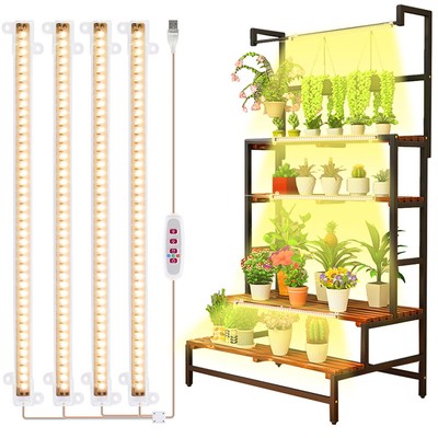 LED Vollspektrum Grow Pflanzenlicht Streifen Pflanzenlampe Wachstumslampe Timer