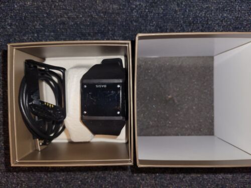 BASIS B1 FITNESS HEALTH TRACKER BLACK SMARTWATCH BLACK WATCH  - Picture 1 of 5