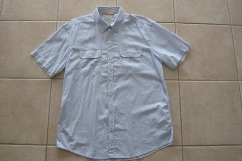 CAMEL active HEMD Gr. L blau-weisse feine Streifen - Neuwertig -