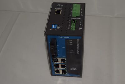 MOXA TECHNOLOGIES CO LTD MODEL EDS-508-SS-SC(40KM) MANAGED SWITCH (RST26)