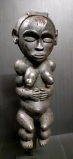 Fang Gabon Statue African Tribal Art Antique Mask Statuette