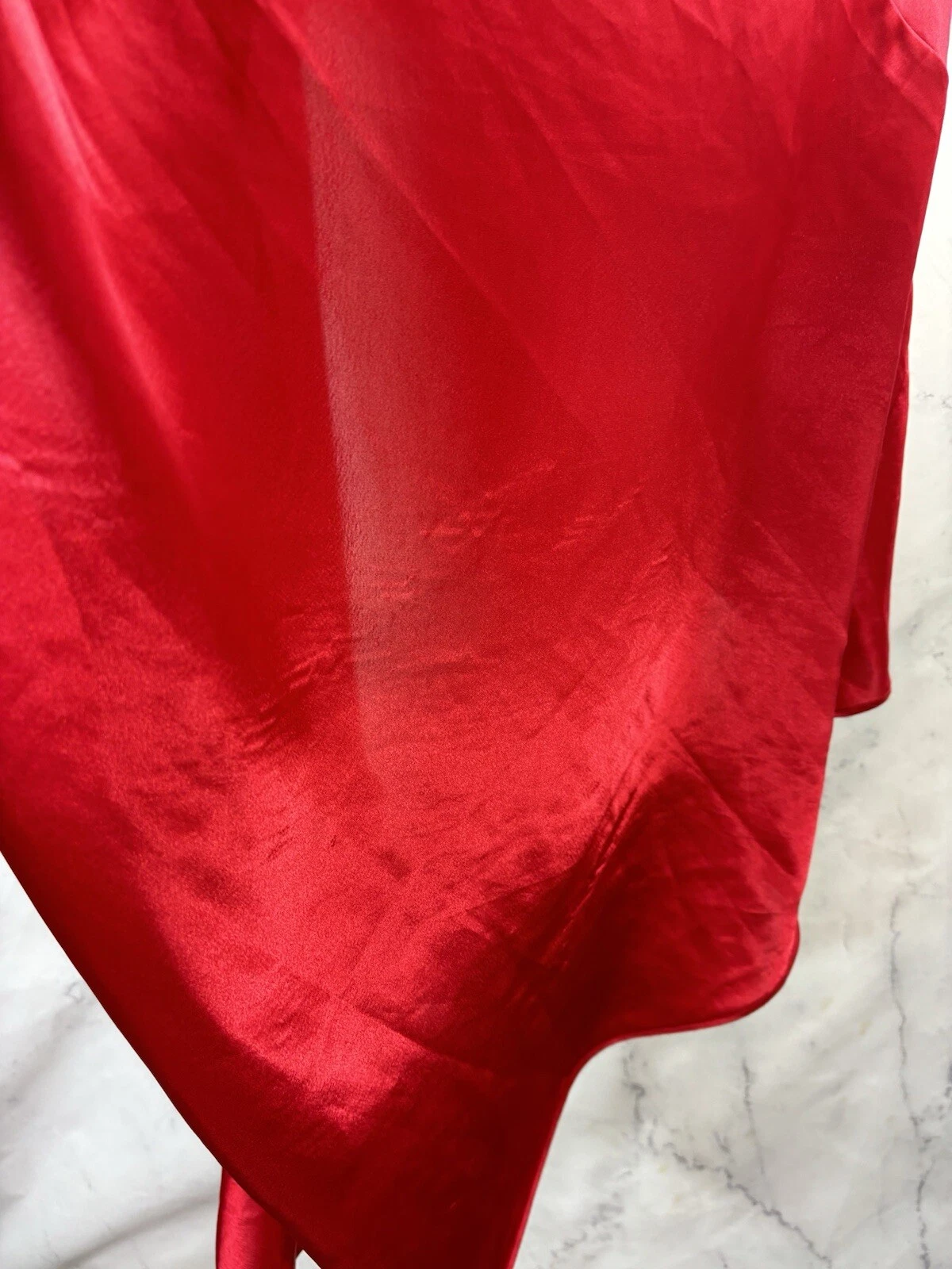 UNDERCOVER Camicia da notte Victorias Secret lingerie abito slip etichetta oro rosso M romantico gotico