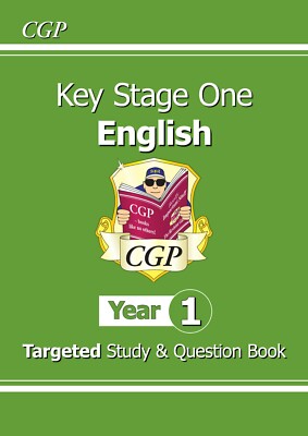 KS1 Year 1  English Targeted Study and Question Book with Answer Ages 5-6 Cgp