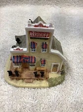 LIBERTY FALLS BERGHOFF BUTCHER SHOP AH131 THE AMERICANA COLLECTION 1997