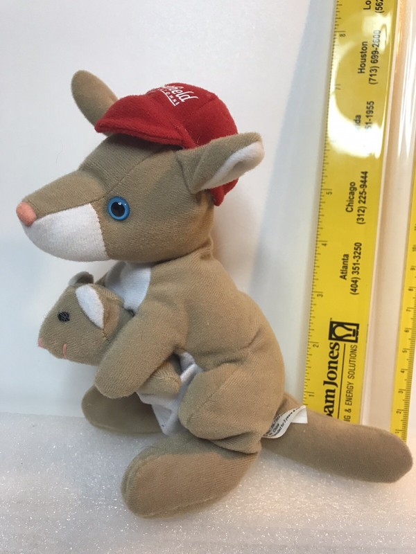 Westie - Kangaroo Beany Plush with Baby Joey in Pouch - 7" Advertising Premium