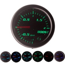 New Bar 2 52mm Car Turbo Boost Gauge 7 Color Pointer Led Pressure Meter 12v Usa New Bar 2 52mm Car Turbo Boost Gauge 7 Color Pointer Led Pressure Meter 12v Usa