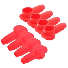Recoil STC10-8R 8 Pack Silicone Terminal Covers for Alternator Battery Stud