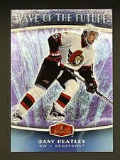 Dany Heatley 2006-07 Flair Showcase WAVE OF THE FUTURE Senators #WF30